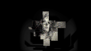 Projekt: EuroVisionen, Pixelbild auf Display