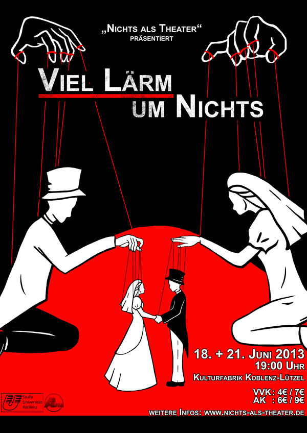 “Viel Lärm um Nichts” heißt das neuste Stück der Uni-Theatergruppe am Campus in Koblenz. Frei nach Shakespeare ist eine witzig-skurrile Komödie entstanden, die trotz vieler männlicher Rollen sehr weiblich wirkt.